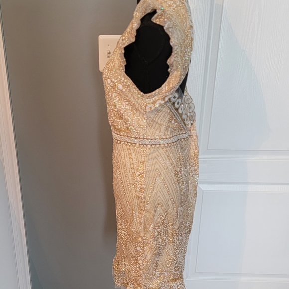 New - Southern Fried Chics Cocktail Dress with beautiful sparkle - Picture 5 of 12